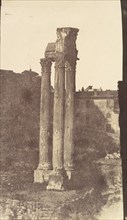 Temple of Jupiter Tonans, Rome, 1850s.