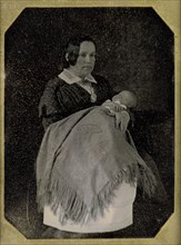 Mrs. Thomas Ustick Walter and Her Deceased Child, ca. 1846.