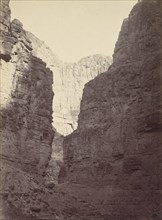Limestone Walls, Kanab Wash, Colorado River, 1872.