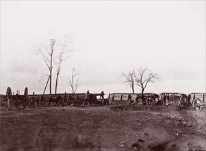 Fort Brady, Virginia, near Dutch Gap, 1865. Formerly attributed to Mathew B. Brady.