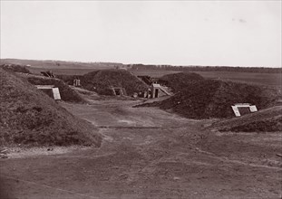 Fort Darling, James River, ca. 1865. Formerly attributed to Mathew B. Brady.