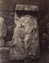 Fragment from Balustrade of the Temple of Athena Nike, Acropolis, Athens, ca. 1882.
