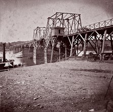Bridge Across Tennessee River at Chattanooga, ca. 1864.