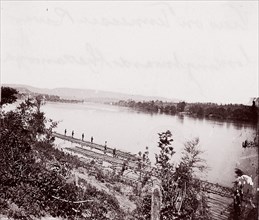 View on Tennessee River looking toward Chattanooga, ca. 1864.