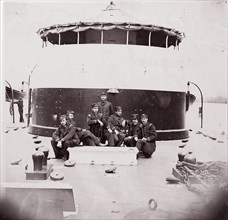 [Crew of U.S. Monitor "Saugus"]. Brady album, p. 172, 1861-65. Formerly attributed to Mathew B. Brady.
