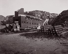 Cannon, 1861-65. Formerly attributed to Mathew B. Brady.