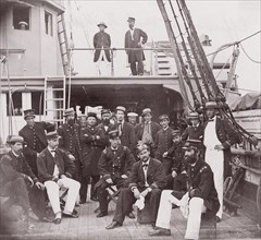 Officers of "Mendota", 1861-65. Formerly attributed to Mathew B. Brady.