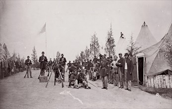 153rd New York Infantry, ca. 1861. Formerly attributed to Mathew B. Brady.
