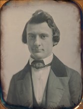 Young Man in Three-piece Suit and Bow Tie, 1850s.