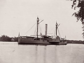 U.S. Ship "Mendota", James River, 1861-65. Formerly attributed to Mathew B. Brady
