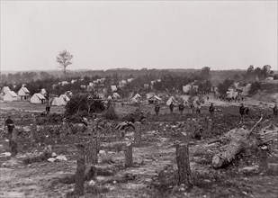 Camp of 30th Pennsylvania Infantry, 1861-65. Formerly attributed to Mathew B. Brady.