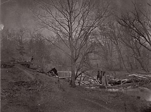 Ruins of RR Bridge. Bull Run, ca. 1862. Formerly attributed to Mathew B. Brady.