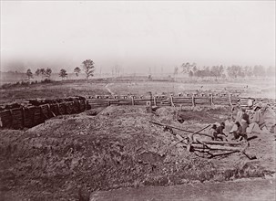 Rebel Fortifications in front of Atlanta, ca. 1864.