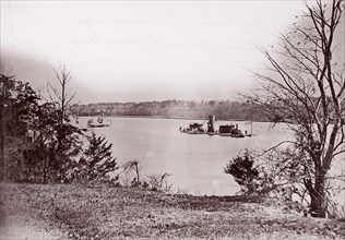 U.S. Monitor Onondaga, James River, 1861-65. Formerly attributed to Mathew B. Brady.