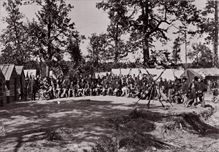 Company C, 9th Indiana Infantry (Sherman's Veterans), 1861-65. Formerly attributed to Mathew B. Brady.
