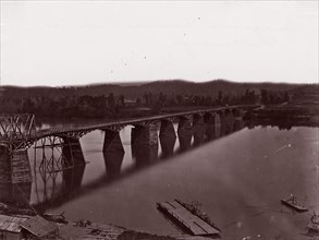 Bridge over Tennessee River at Chattanooga, ca. 1864.