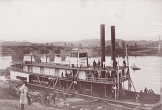 Transports, Tennessee River at Chattanooga, ca. 1864. Formerly attributed to Mathew B. Brady.