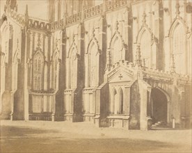 [Part of the Exterior of the St. Paul's Cathedral, Calcutta], 1850s.