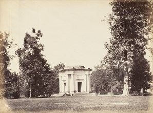 Entrance to Botanical Gardens, Calcutta, 1850s.