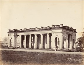 Prinsep's Ghat, Calcutta, 1850s.