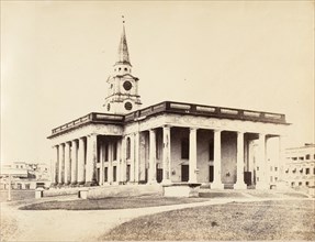 St. John's Church, Calcutta, 1850s.