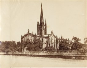 [The St. Pauls Cathedral, Calcutta], 1850s.