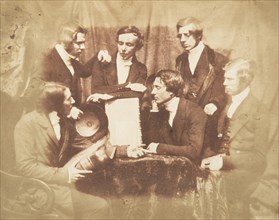 Prof. Fraser, Rev. Welsh, Rev. Hamilton, and Three Other Men, 1843-47.