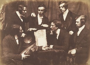 Prof. Fraser, Rev. Welsh, Rev. Hamilton, and Three Other Men, 1843-47.