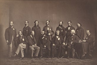 Members of the New York Sanitary Commission, ca. 1860.