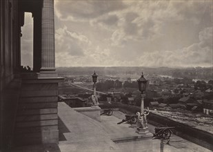 Nashville from the Capitol, 1860s.