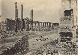 Ruins of the R.R. Depot, Charleston, South Carolina, 1860s.