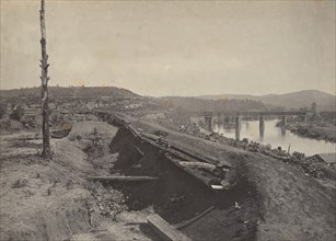Defences of the Etawah Bridge, 1860s.