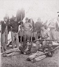 23rd New York Infantry, ca. 1861. Formerly attributed to Mathew B. Brady.