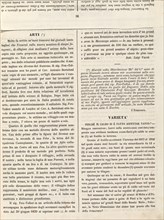 Supplemento al no. 6 anno 2o del Ricoglitore di Cognizioni Utili (15 July 1839), p. 25, 1839. [Article in Italian discussing photogenic drawing and botanical photography, mentioning Antonio Bertoloni ...