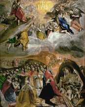 Adoration of the Holy Name of Jesus, 1577-1579. Creator: El Greco, Dominico (1541-1614).