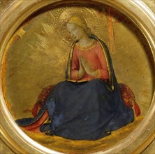 Annunciation of the Virgin Mary (From the Perugia Altarpiece), ca 1437. Creator: Angelico, Fra Giovanni, da Fiesole (ca. 1400-1455).