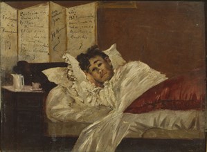 Arthur Rimbaud after the Brussels drama, 1873. Creator: Rosman, Jef (active ca 1873).