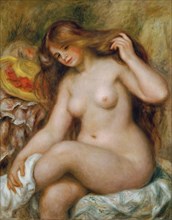 Bather with Blonde, Loose Hair, c. 1903. Creator: Renoir, Pierre Auguste (1841-1919).