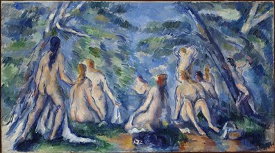 Bathers, ca 1895-1896. Creator: Cézanne, Paul (1839-1906).