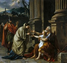 Belisarius Begging for Alms, 1781. Creator: David, Jacques Louis (1748-1825).