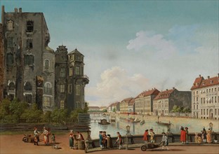 Berlin City Palace on the Spree river, 1768. Creator: Fechhelm, Carl Traugott (1748-1819).
