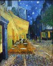 Café Terrace at Night (Terrasse du café le soir), 1888. Creator: Gogh, Vincent, van (1853-1890).