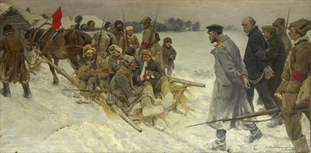 Capture the White Guard Spies, 1919. Creator: Vladimirov, Ivan Alexeyevich (1869-1947).