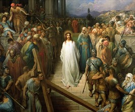 Christ Leaving the Praetorium (Christ quittant le prétoire), Between 1874 and 1880. Creator: Doré, Gustave (1832-1883).