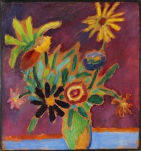 Colourful flowers, 1915. Creator: Javlensky, Alexei, von (1864-1941).