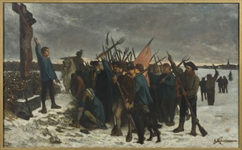 Episode from the War in the Vendée. Creator: Meunier, Constantin Emile (1831-1905).
