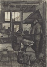 Forge, 1882. Creator: Gogh, Vincent, van (1853-1890).