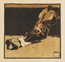 From the Portfolio "Turf. Twelve horse racing images", 1909. Creator: Hohlwein, Ludwig (1874-1949).