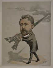 Gustave Eiffel (From: Les Hommes du siècle). Creator: Vaché, Amand (active 1860s-1880s).