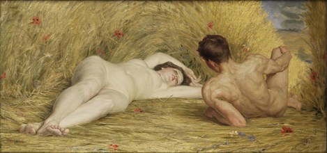 Idylle d'été (Summer idyll), 1918. Creator: Levêque, Auguste (1866-1921).